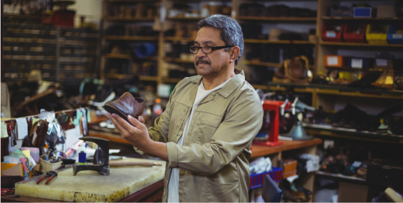 Registration form on a laptop